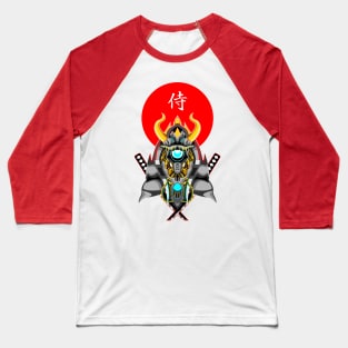 Samurai Mecha Sazami Baseball T-Shirt